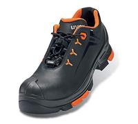 Uvex 2 Zapatos de Trabajo - Zapatos de Seguridad S3 SRC ESD - Naranja - Negro - Ancho 12 / Ancho - GR, Naranja Negro, 36 EU