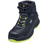 Uvex 3 S3 SRC ESD Botas de trabajo de piel - Botas de trabajo impermeables con cordones - Talla 44