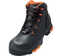Uvex Bota de protección ESD S3 SRC, con puntera sin metales, 1 par, ancho 11, talla 44