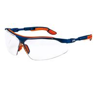 Uvex 9160.265 i-Vo Seguridad Gafas - Azul/Naranja Frames - Lente Transparente