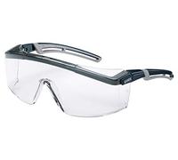 Uvex 9164185 - Gafas de seguridad Astrospeca 2.0, transparente, color negro y naranja