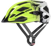 uvex Air Wing 2 - Casco de Bicicleta Ligero niños Unisex - Ajuste de Talla individualizado - ventilación optimizada - Neon Yellow-Black - 52-57 cm