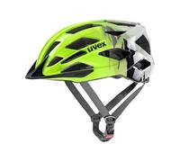uvex Air Wing 2 - Casco de Bicicleta Ligero niños Unisex - Ajuste de Talla individualizado - ventilación optimizada - Neon Yellow-Black - 50-54 cm