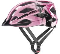 uvex Air Wing 2 - Casco de Bicicleta Ligero niños Unisex - Ajuste de Talla individualizado - ventilación optimizada - Strawberry-Black - 52-57 cm