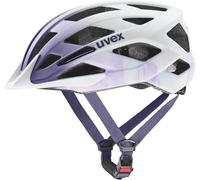 uvex Air Wing 2 CC - Casco de Bicicleta Ligero niños Unisex - Ajuste de Talla individualizado - ventilación optimizada - Lilac-White Matt - 52-57 cm