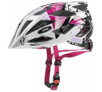 uvex Air Wing Casco de Bicicleta, Unisex-Adult, White-Pink, 52-57 cm