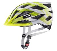 uvex Air Wing CC Casco de Bicicleta, Unisex-Adult, Grey-Lime Matt, 56-60 cm