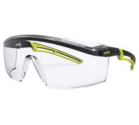 Uvex Astrospec 2.0 Schutzbrille - Supravision Excellence - Transp./Schwarz-Lime