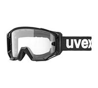 uvex athletic bike, Bike Goggle unisex, campo visual ampliado antivaho, antivaho, black-clear, one size