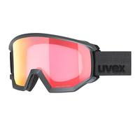 uvex athletic CV - Gafas de esquí para adultos - filtro categoría 2 - tintadas para realzar el contraste - black matt SL/red-purple - one size