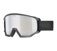 uvex athletic CV - Gafas de esquí para adultos - filtro categoría 2 - tintadas para realzar el contraste - black m. SL/white-green - one size