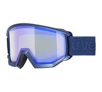 uvex athletic FM Gafas de esquí, Adultos unisex, navy mat/blue-radar, one size
