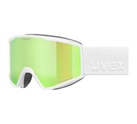 Uvex blast FM Gafas de esquí, Adultos unisex, white matt/green-clear, one size