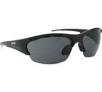 Uvex blaze III, gafas deportivas unisex, incl. lentes intercambiables, comodidad sin presión y sujeción perfecta, black matt/smoke, one size