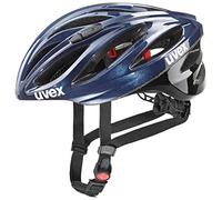 uvex Boss Race, Casco Performance Seguro Unisex, Ajuste de Talla individualizado, ventilación optimizada, Deep Space-Black, 52-56 cm
