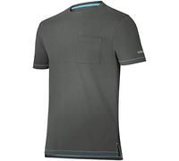 Uvex Camiseta de Manga Corta con Cuello Redondo Tune-Up para Hombre - Gris - M