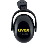 Uvex Cápsula auditivarsprotección Pheos K2P 2600214 Negro, Amarillo Snr 30 Db (25021)-L