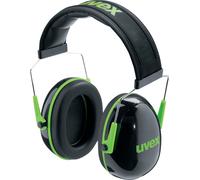 Uvex Carcasa de la cápsularsprotección K1 2600001 Negro, Verde Snr 28 Db (25020)-S