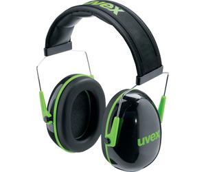 Uvex Carcasa de la cápsularsprotección K1 2600001 Negro, Verde Snr 28 Db (25020)-S