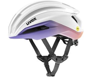 Uvex Casco de bicicleta unisex Surge Aero MIPS, color blanco/lilac albaricoque mate, 56-59 cm