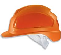 Uvex Casco de seguridad Pheos E 9770220 Naranja Sin ventilaciones (97701)