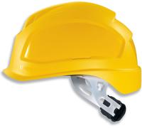 Uvex Casco de seguridad Pheos E-S-Wr 9770131 Amarillo Sin ventilaciones (97703)