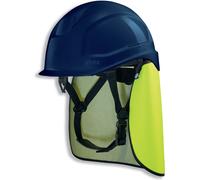 UVEX Pheos S-KR IES - Casco de protección Laboral con protección para la Nuca - Set con promoción BG BAU - EN 397, Color: Azul