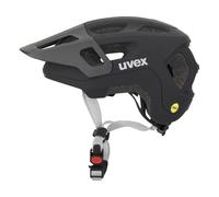 uvex React jr. MIPS - Casco de Bicicleta Ligero para niños - Ajuste de Talla individualizado - Sistema MIPS - Black Matt - 52-56 cm