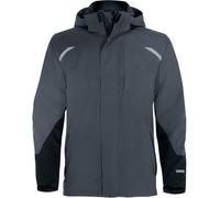Uvex SuXXeed Craft Chaqueta 3 en 1 para hombre, con detalles reflectantes, impermeable y transpirable, antracita, M