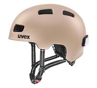uvex City 4 Casco de Bicicleta, Unisex-Adult, Soft Gold Matt, 58-61 cm