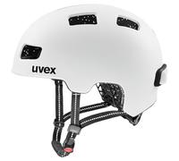 uvex City 4 Casco de Bicicleta, Unisex-Adult, White Skyfall Matt, 58-61 cm