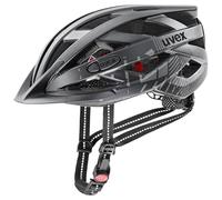 uvex City i-Vo Casco de Bicicleta, Unisex-Adult, All Black Matt, 52-57 cm