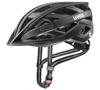 uvex City i-Vo MIPS - Casco City Ligero Unisex - Sistema MIPS - Incluye luz LED - Black Matt - 56-60 cm