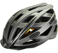 uvex city i-vo MIPS, casco City ligero unisex, sistema MIPS, incluye luz LED, titan matt, 52-57 cm