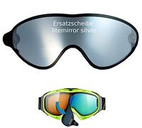 UVEX Comanche to Off ESS Disques de rechange pour masque de ski Comanche en tant que Take Off - Single Lens litemirror silver