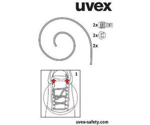 Uvex Cordonesrsenkel 95913 Juego de cordones elásticos 1 X-Craft 9591