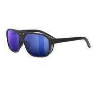 Uvex cosmic L Gafas deportivas para adultos - black matt/mirror blue