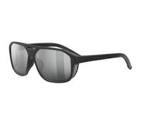 Uvex Cosmic L - Gafas deportivas para adultos, color negro mate y plateado