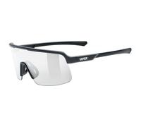 uvex dyrt - Gafas de deporte para adultos - filtro categoría 0 - tintadas para realzar el contraste - black matt/transparent - one size
