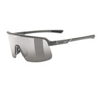 uvex dyrt - Gafas de deporte para adultos - fuerte protección UV - tintadas para realzar el contraste - smoke gray matt/smoke gray - one size