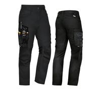 Uvex Echor - Pantalones de Trabajo para Hombre - Negro - Talla 64