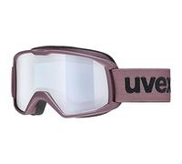 uvex elemnt FM, gafas de esquí unisex, campo visual ampliado antivaho, ventilación sin corrientes de aire, antique rose matt/silver-blue, one size