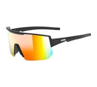 Uvex excelle - Gafas de deporte para adultos - fuerte protección UV - de espejo - black matt/mir. red - one size