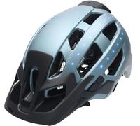 uvex Finale Light 2.0, Casco City Seguro Unisex, Incluye luz LED, Forro Interior Lavable, spaceblue Matt, 56-61 cm