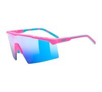 Uvex flowline - Gafas de deporte para adultos - 100% protección UVA, UVB y UVC - tintadas para realzar el contraste - pink matt/mir.blue - one size