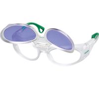 Uvex Gafas de protección de montura integral Rx Cd 5505 Flip-Up Didymium Plan Pc Set (61082)