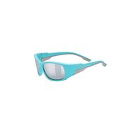 Uvex sportstyle 514 Gafas de sol, Niños unisex, lightblue matt/mirror silver, one size