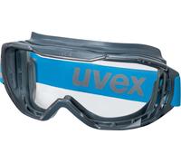 Uvex Gafas Megasónicas para gente que usa gafas, sin niebla, resistentes a los arañazos - Azul/Claro
