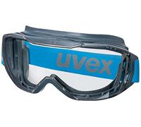 Uvex Gafas megasónicas gente que usa gafas, sin niebla y resistentes a los arañazos - Azul/Claro