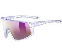 uvex skyryse - Gafas de deporte para adultos - fuerte protección UV - tintadas para realzar el contraste - transparent purple/lavender mirror - one size